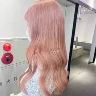 ロング レイヤー×グレージュ /ピンク🩷mioのヘアスタイル