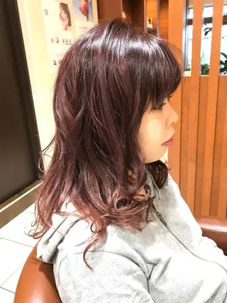 ロング カラー ヘアアレンジ テラモト カズヨシのヘアスタイル