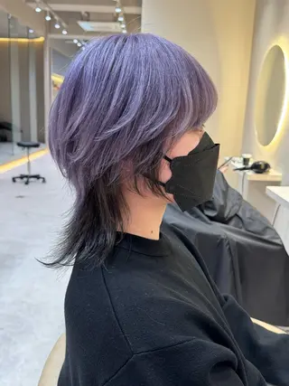 セミロング 🩵縮毛矯正・ボブ 岩原朋也🩵のヘアスタイル