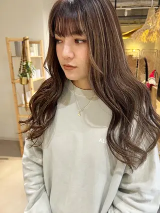 ロング ココルアナ 豊中美容室のヘアスタイル