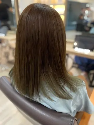 セミロング カラー 柏/春日竜次 /髪質改善縮毛矯正のヘアスタイル