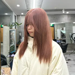 カラー Runa/大人 かわいいハイトーンのヘアスタイル