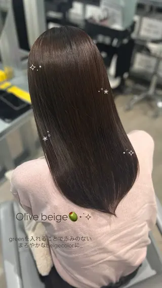 ミディアム カラー nanase / レイヤーカットのヘアスタイル