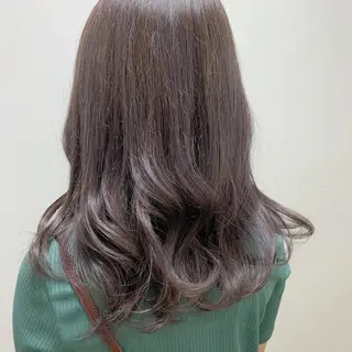 ロング カラー ayaka 縮毛矯正レイヤーのヘアスタイル