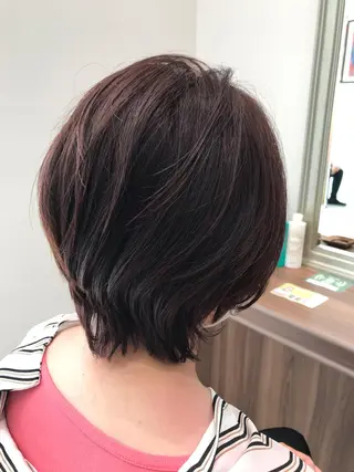 ショート カラー Ash宮前平/パーマ /縮毛矯正/鈴木和也のヘアスタイル