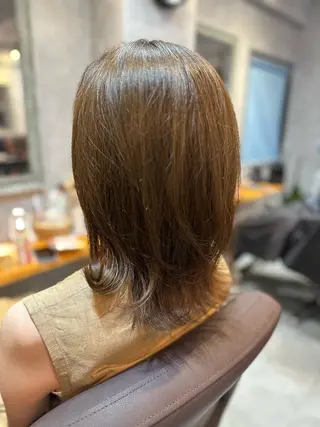 ミディアム trym/ 木原裕希のヘアスタイル