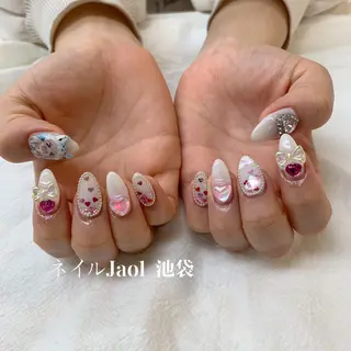 セミロング ネイルJaol 池袋のネイルデザイン