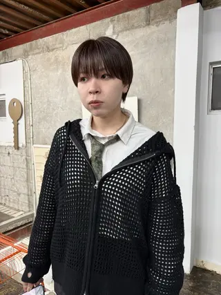 ショート カワクボ ソラのヘアスタイル