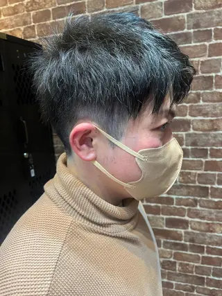 ショート カラー パーマ ヘアアレンジ メンズ キッズ ネイル マツエク・マツパ アイブロウ 久木原 ゆりのヘアスタイル