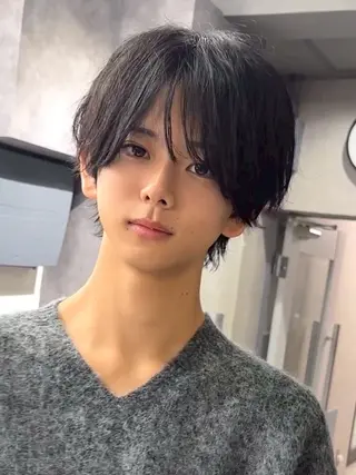 ミディアム パーマ ✂渋谷メンズ特化 まさとのヘアスタイル
