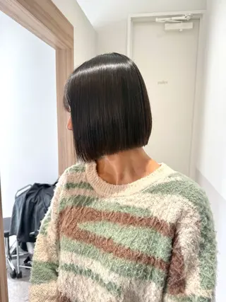 ショート カラー 田中大星 /ボブ 縮毛矯正のヘアスタイル