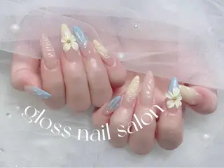 ネイル miho🍎 Gloss nailのネイルデザイン