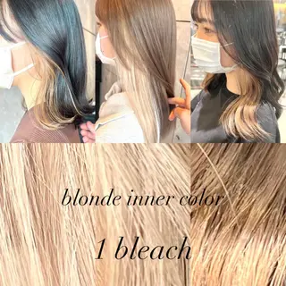 ミディアム カラー ヘアアレンジ 🌈インナーカラー ‘ショウマ’🌈のヘアスタイル