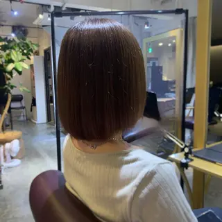 ミディアム カラー Saki💛心斎橋 レイヤー/艶髪のヘアスタイル