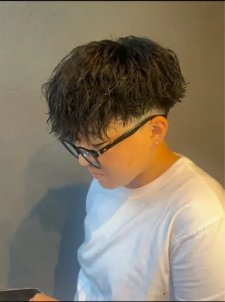 ロング パーマ Litbyfifth 前里花鈴のヘアスタイル