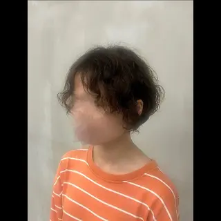 ショート パーマ カットモデル/ボブ/ reina🐈‍⬛のヘアスタイル