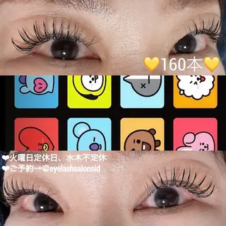 マツエク・マツパ アイブロウ eye lash salon SIDのマツエク・マツパデザイン