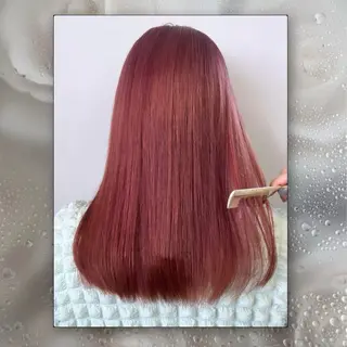 ショート カラー ルプラボウ/豊川/ 美髪カラー/アヤカのヘアスタイル