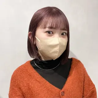 ショート カラー 🩵ブリーチカラー 🐈MIORI🩵のヘアスタイル