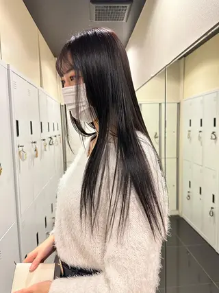 ロング ブリーチカラー/ベー ジュ/Hono🦖のヘアスタイル