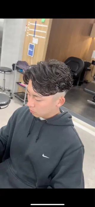 カラー パーマ メンズ 福井祥太／海外風 /プードルパーマのヘアスタイル