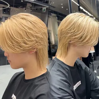 カラー メンズ 菅野 心悠/メンズヘアのヘアスタイル