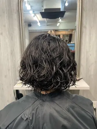 ショート パーマ 💫siesta ・スズノ🐈💫のヘアスタイル