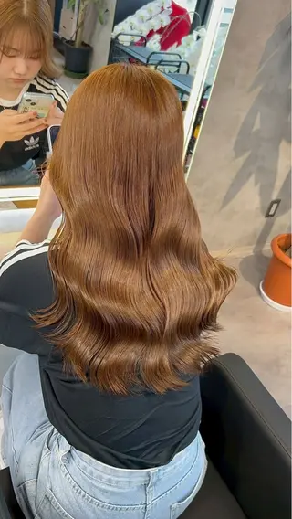 カラー 札幌ブリーチなし 👑ヒリュウのヘアスタイル