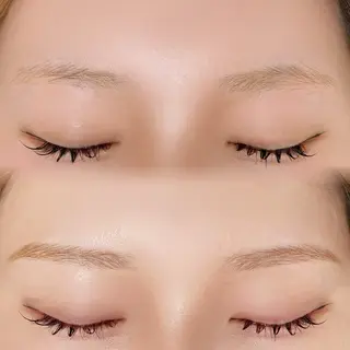 デザイン：平行×アーチ

間引きも行いますので毛量や色ムラの調整が可能です⭐️ | Kaede カエデ