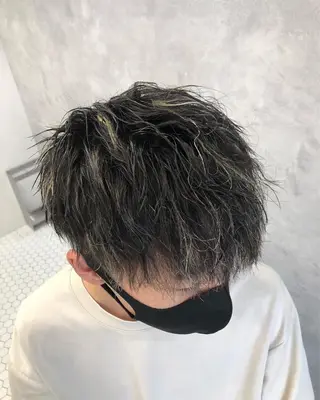 カラー メンズ 大塚 大飛のヘアスタイル