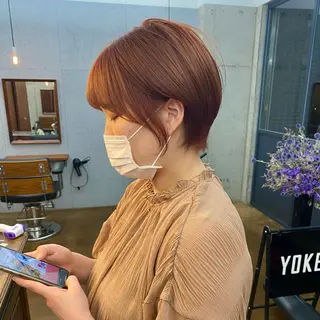 ショート カラー ハイトーン/デザイン hirokiのヘアスタイル
