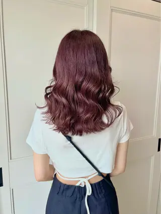 セミロング allum SAKURAのヘアスタイル