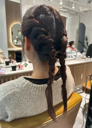 ヘアアレンジ ✄折橋 彩花🐶🍑のヘアスタイル