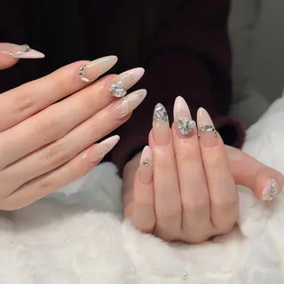 ネイル チップ長さ出し 専門店のネイルデザイン