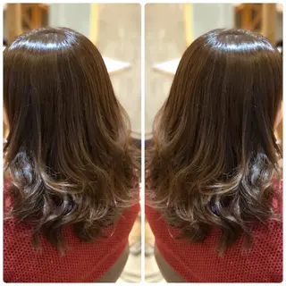 セミロング カラー 小山内 龍一郎 店長のヘアスタイル
