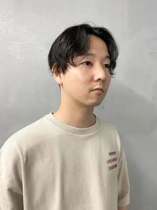 ショート メンズ メンズ/ダブルカラー /パーマ/来栖慧💈のヘアスタイル