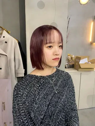 ショート カラー 前橋 姫奈のヘアスタイル