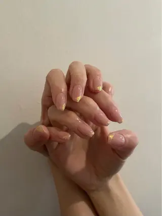 ネイル 大人ワンホン キラキラ／Ayanoのネイルデザイン