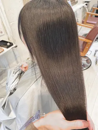 セミロング カラー ブリーチ koheiのヘアスタイル