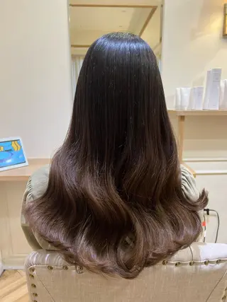 ロング レイヤーカット 🇰🇷SAYAのヘアスタイル