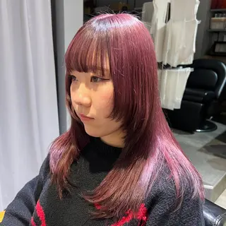 セミロング 🫧三浦 未流/ ボブ/イヤリングのヘアスタイル