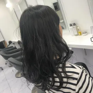 ミディアム カラー ヘアアレンジ 美髪矯正/透明感カラ ー🫧YUUKI🫧のヘアスタイル