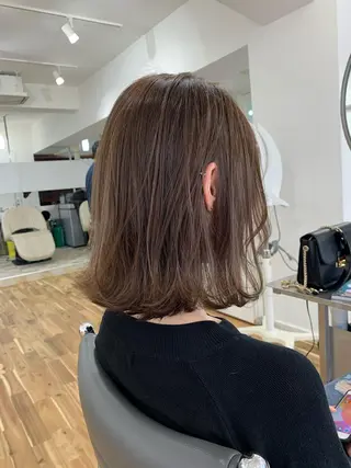 ミディアム カラー Reb_keiji 👑小倉圭司のヘアスタイル