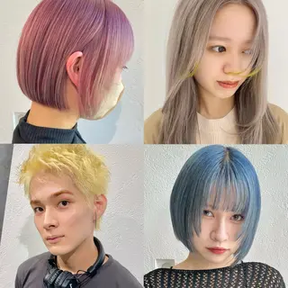 ミディアム カラー インナーカラー/レイ ヤーカット♡/マキシのヘアスタイル