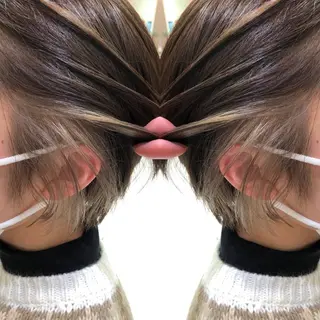 ショート カラー 韓国レイヤー×透明感 カラー/山崎一輝のヘアスタイル