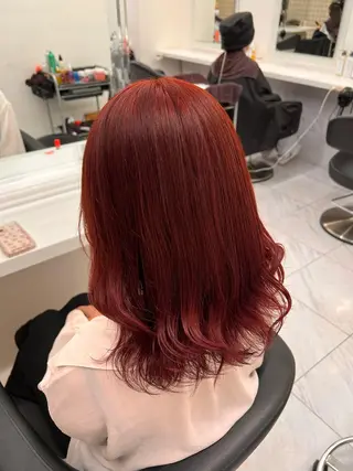 セミロング 💖札幌カラー 指名No.1💖玲奈のヘアスタイル