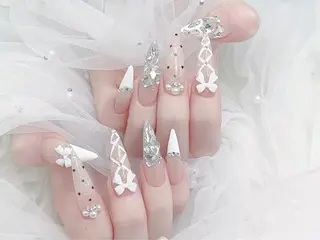 ネイル MoMoA Nail ネイル長さ出し専門店のネイルデザイン