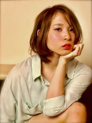 ミディアム 宮城 将大のヘアスタイル
