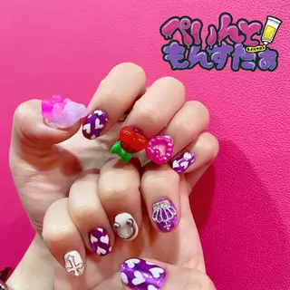 ネイル ぺいんともんすたぁ 鶴橋のネイルデザイン
