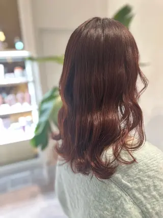 ミディアム カラー 癖毛改善縮毛矯正 /中山なかやまのヘアスタイル